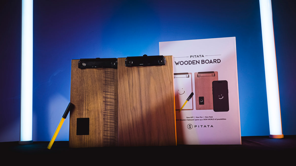 PITATA Wooden Board impression system with pen and packaging